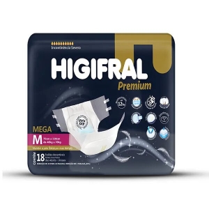 Fralda Higifral Premium M 20 Unid