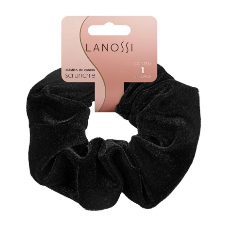 Elastico De Cabelo Lanossi Preto Ls2537