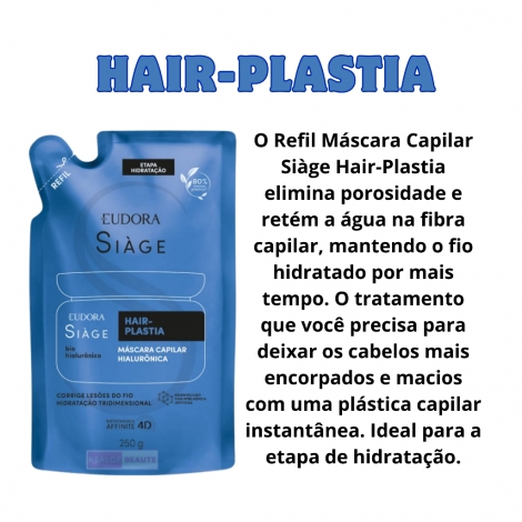 Masc Siage Refil Hair Plastia 250G