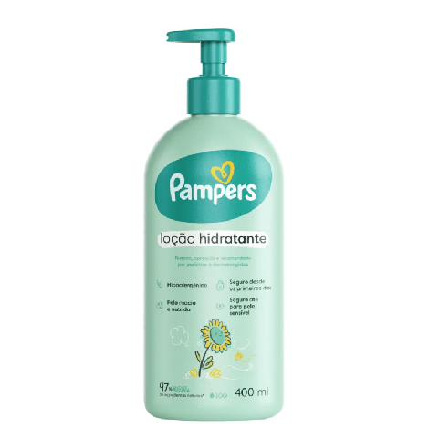 Locao Pampers Hidrat 400Ml